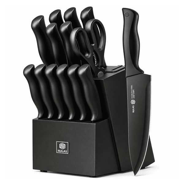 Walmart+ members: 15-piece Nulas knife set with block for $25