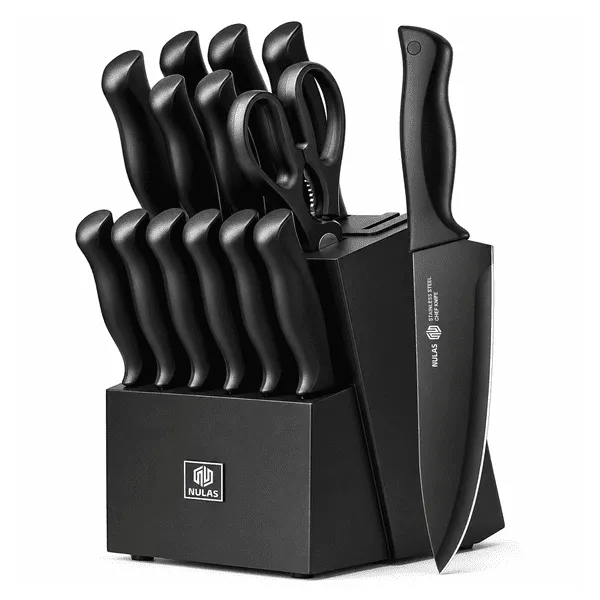 Walmart+ members: 15-piece Nulas knife set with block for $25