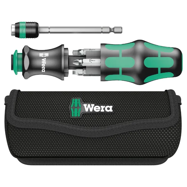Wera KK 26 7-in-1 bitholding screwdriver with removable bayonet blade and pouch for $36