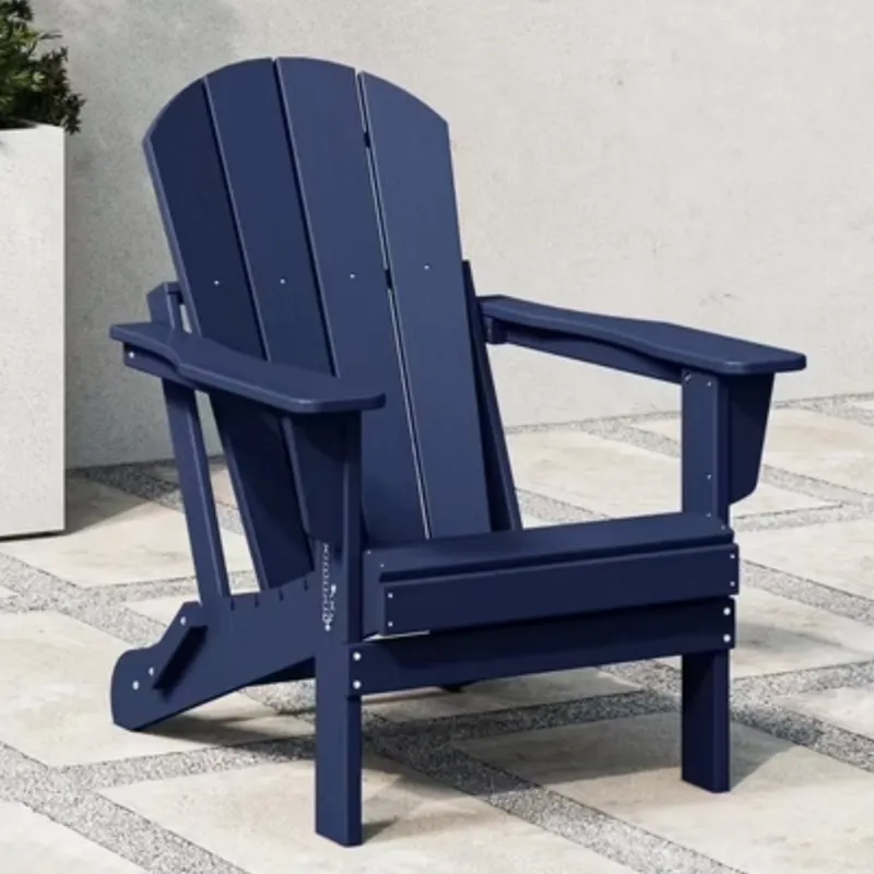 WestinTrends Malibu outdoor folding HDPE Adirondack deck chair for $80